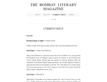 Tablet Screenshot of bombayliterarymagazine.com